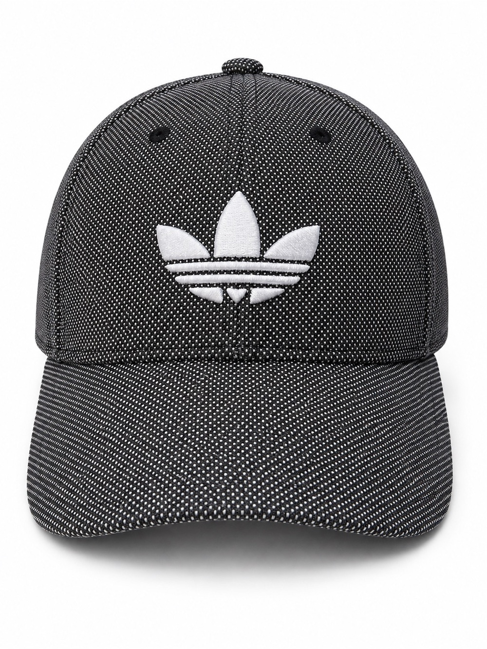 adidas Black and White Trefoil Baseball Cap